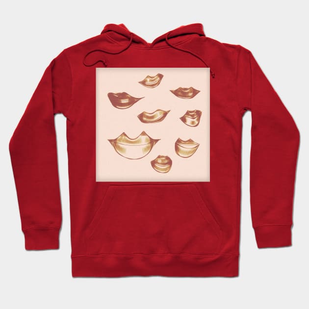 Beautiful lips Hoodie by GMK